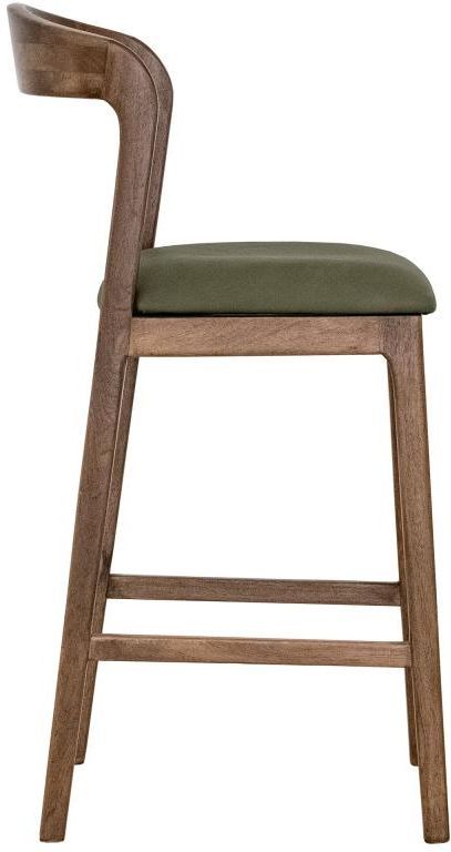 International Furniture Direct Silver Brown/Green 24" Bar Stool-2