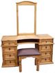 Million Dollar Rustic Brown Vanity with Jewelry Box-1