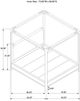 Coaster® Solano Weathered Mango California King Canopy Bed-2