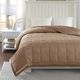Olliix by Madison Park Brown All Season Hypoallergenic Microfiber Down Alternative Twin Windom Blanket-3