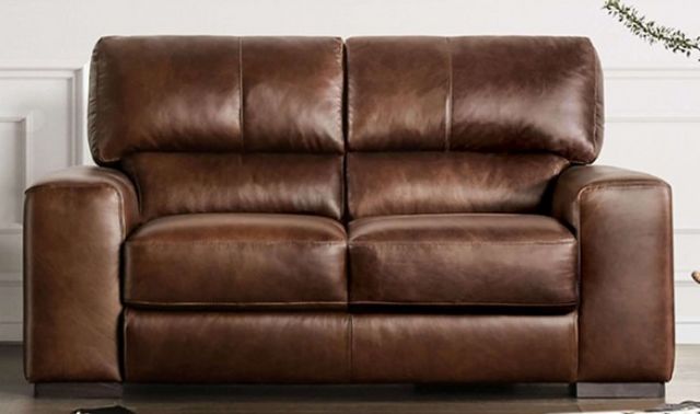 Furniture of America® Marsicano Cognac Sofa-0