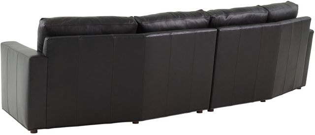 Lexington Home Silverado Ashbury 2-Piece Chocolate Leather Sectional Sofa-3