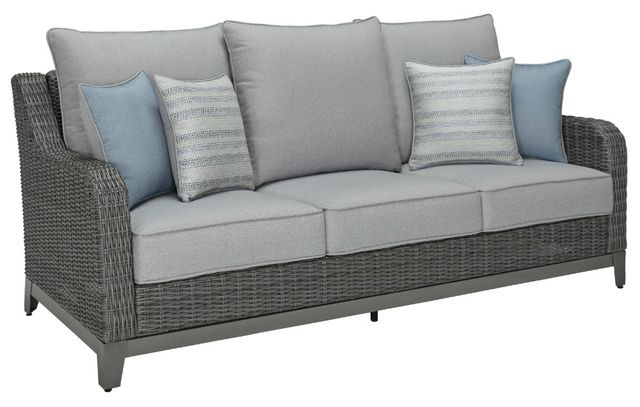 Signature Design by Ashley® Elite Park 2-Piece Gray Outdoor Seating Set-1