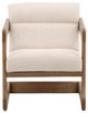 Dovetail Furniture Bridges Everest Cream/Natural Occasional Chair-1