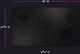 GE Profile™ 36" Black Electric Cooktop-2