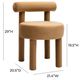 TOV Furniture Carmel Cognac Dining Side Chair-2