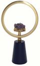 A & B Home Black/Gold Amethyst Stone Decorative Object-1