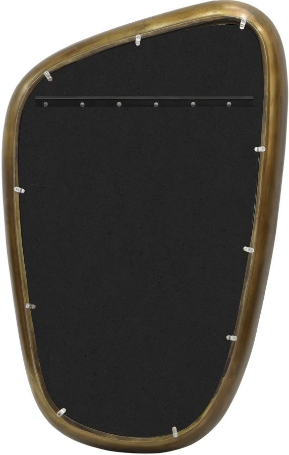 Meridian Furniture Auberge Brass 39" Mirror-1