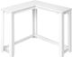 Monarch Specialties Inc. White 36" Corner Console Table-0