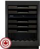 Marathon M4 Series 24” 5.3 Cu. Ft. Black Stainless Steel Under Counter Wine Cooler-0