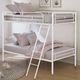 Furniture of America® Hector White Twin Metal Youth Bunkbed-1