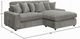 ACME Furniture Tavia 2-Piece Gray Reversible L-Shape Sectional Sofa-2