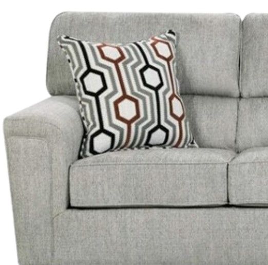 Martin Furniture & Bedding Dante Concrete Gray Sofa-1