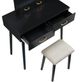 Homelegance® Camilla Black Youth Vanity Dresser with Mirror and Stool Set-5