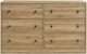 Intercon Vega Natural Oak Melamine Dresser-2
