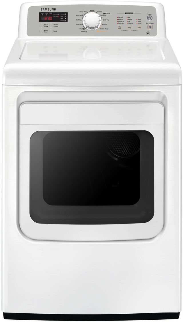 Samsung 7.4 Cu. Ft. Neat White Electric Dryer-0