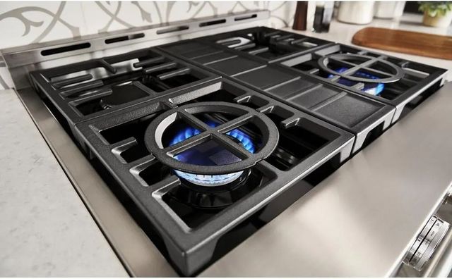 KitchenAid® 30" Stainless Steel Pro Style Gas Range-8