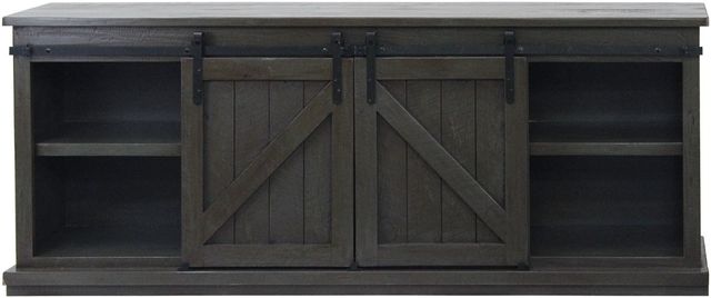 American Heartland Manufacturing Rustic Driftwood Provincial TV Stand-1