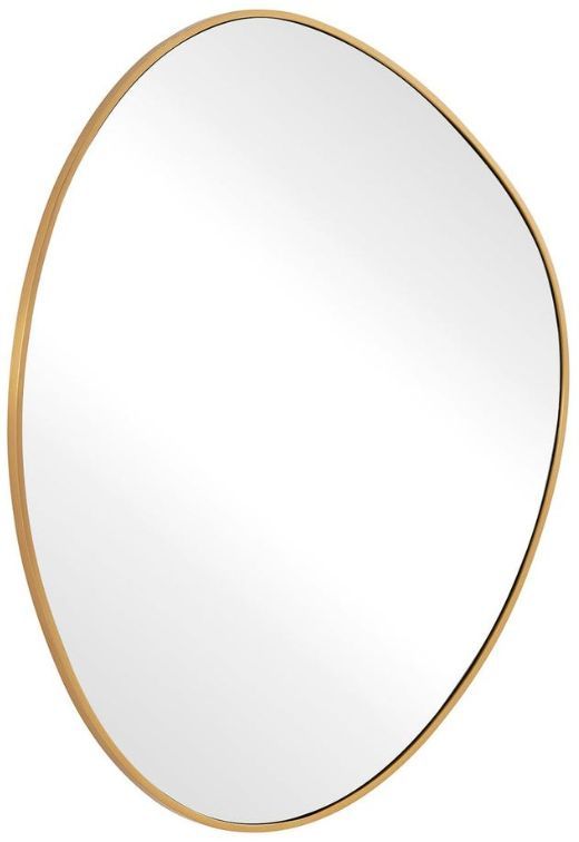 Uttermost® Distort Antique Brass Mirror-3