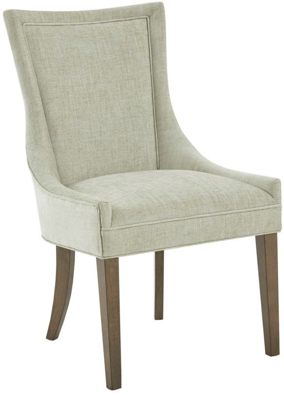 Olliix by Madison Park Signature Ultra Set of 2 Light Green Multi Dining Side Chair-0