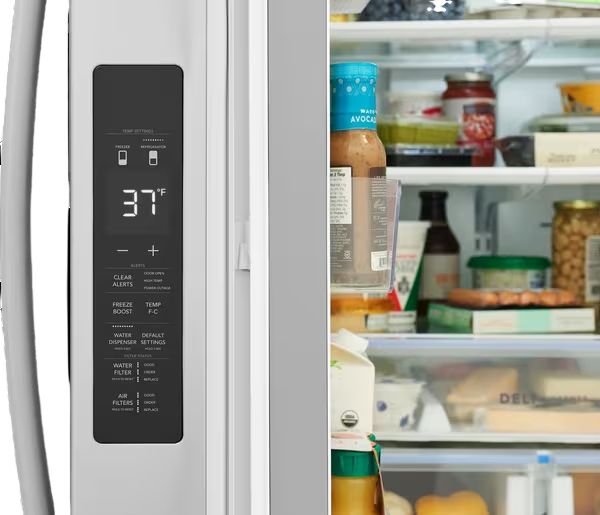 Frigidaire® 36" 28.8 Cu. Ft.  Fingerprint Resistant Stainless Steel French Door Bottom Freezer Refrigerator with PurePour® Water and Ice Filter WFPT™-3