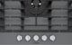 Bosch Benchmark® 36" Gray Tempered Glass Gas Cooktop-2