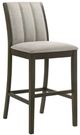 Armen Living Nolan Dark Roast/Slip Gray Bar Stool-0