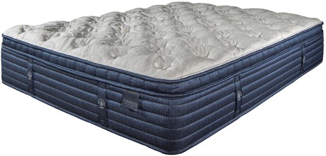 King Koil® Pure Bliss Desert Rose 15" Latex Firm Euro Top Queen Mattress-0