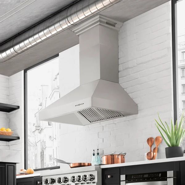 ZLINE 30" Stainless Steel Wall Mounted Range Hood-1