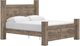 Signature Design by Ashley® Rusticott 2-Piece Brown King Poster Bedroom Set-2