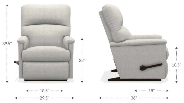 La-Z-Boy® Collage Sepia Manual Rocking Recliner-2