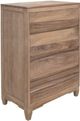 International Furniture Direct Parota Nova Brown Cappuccino/Natural Parota 4-Drawer Chest-0