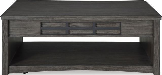 Signature Design by Ashley® Montillan Grayish Brown Lift-Top Coffee Table-2