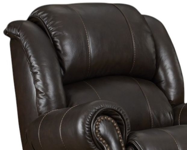 HomeStretch Yellowstone Dark Brown Manual Recliner-1
