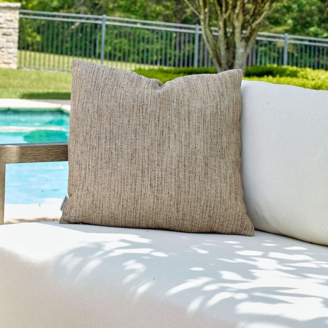 Uttermost® Poros Brown Polyester Indoor-Outdoor Pillow-1