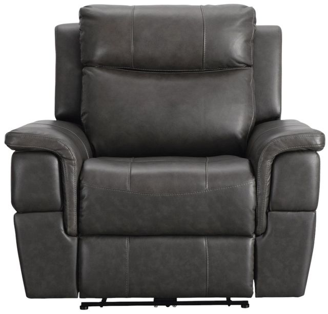 Signature Design by Ashley® Dendron Charcoal Power Recliner-2