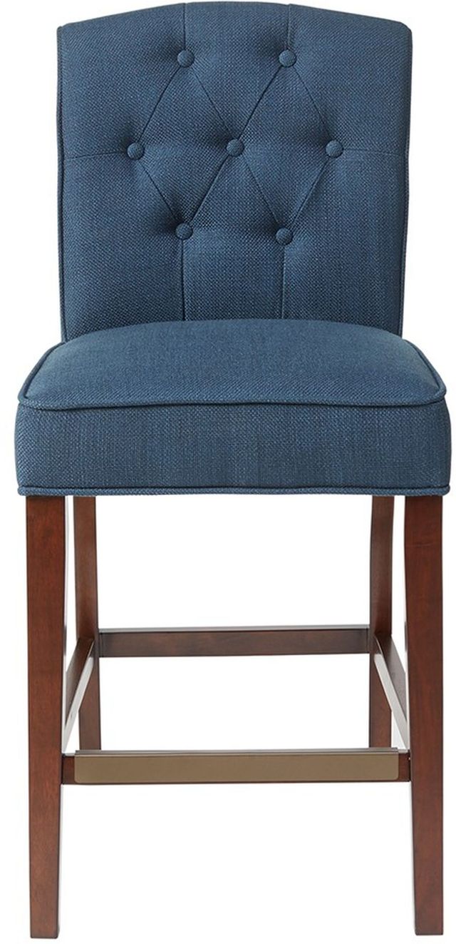Olliix by Madison Park Navy Marian Tufted Counter Stool-3