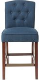 Olliix by Madison Park Navy Marian Tufted Counter Stool-3