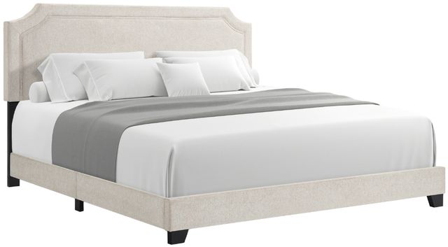 Intercon Tan Clifton King Upholstered Bed-0