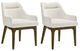 ACME Furniture Kasha 2-Piece Chenille/Vintage Oak Dining Side Chair Set-0