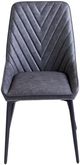 Modus Furniture Lucia 5-Piece Black/Charcoal/Gray Dining Set-4