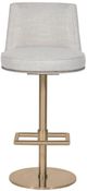 Vanguard® Furniture Michael Weiss Donegal Norfolk Nickel/Satin Brass Barstool-1