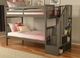 Kodiak Furniture Kelcie Dark Gray Twin/Full Bunk Youth Bed-4