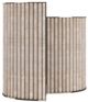 Caracole® Hewn Caracole Classic Beige Nesting Table with Whisper of Gold Accent-2