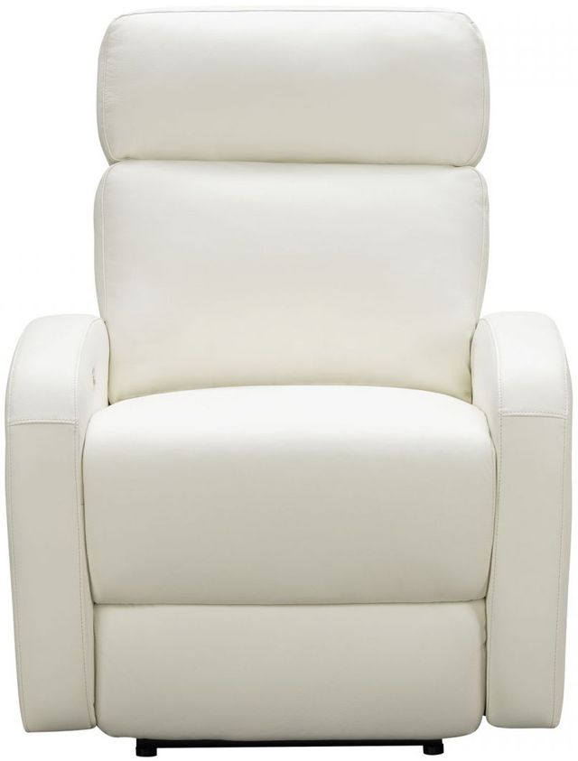 BarcaLounger® Levi Enzo Winter White Leather Power Recliner-3