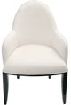 Michael Amini® Tuxedo Piano Keyboard Dining Arm Chair-2