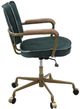 ACME Furniture Siecross Emerald Green/Gold Office Chair-3