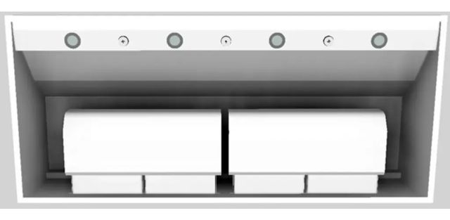 Vent-A-Hood® 54" White Wall Mounted Range Hood-3