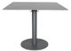 CabanaCoast® Customizable Origin Sol Sintered 42'' Outdoor Square Pedestal Balcony Table-1