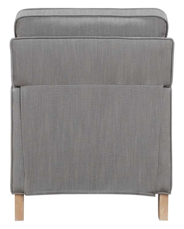 Homelegance® Hampstead Gray Manual Push Back Recliner-4